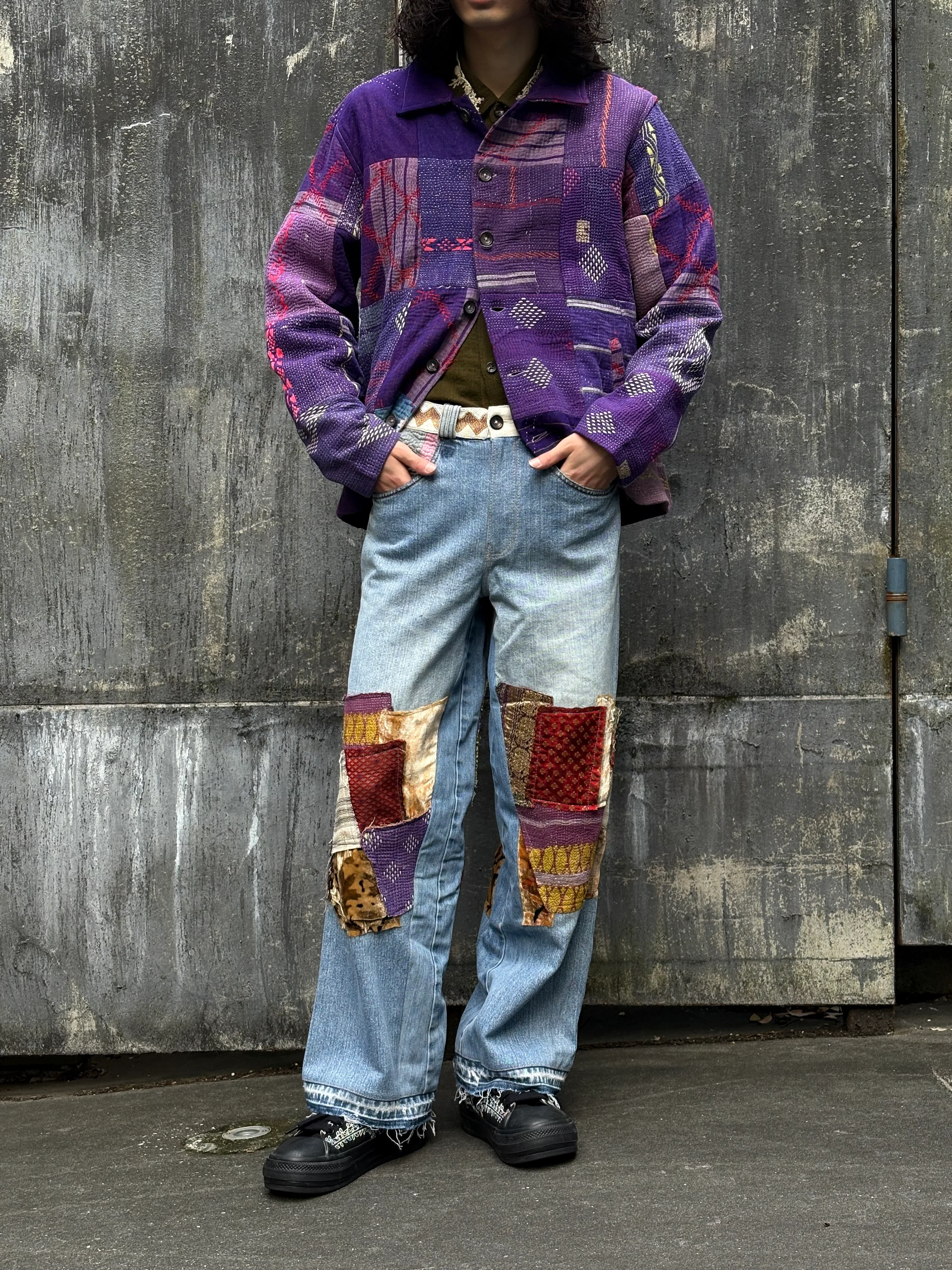 Manali Patchwork Jeans - Image 3