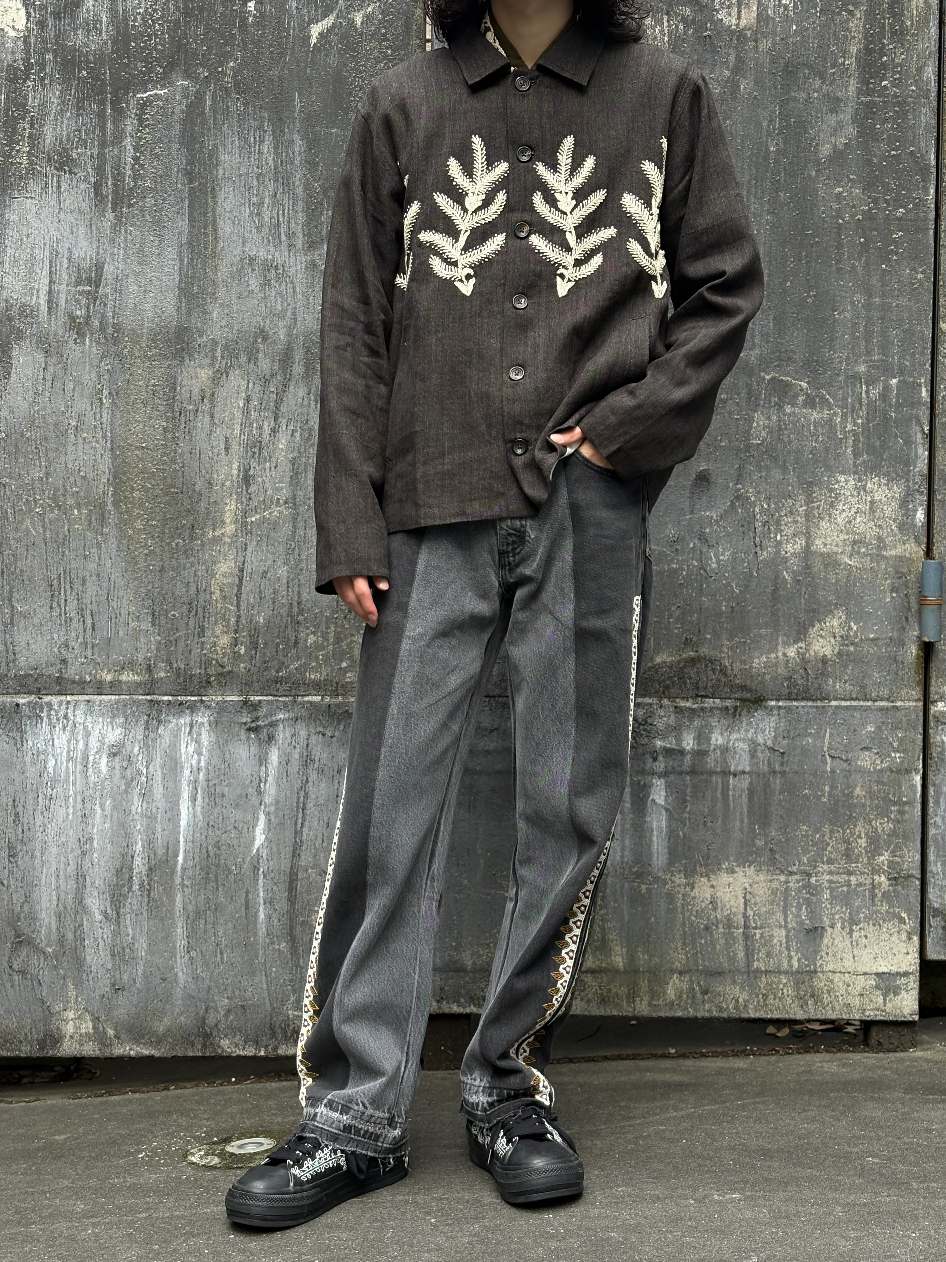 Upcycled Denim Trouser - Image 3